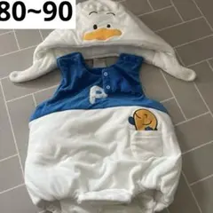 あひるのペックル justhugme帽子 ロンパース 着ぐるみサンリオ80 90 