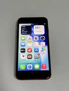 iPhone SE 第3世代 64GB レッド バッテリー100%