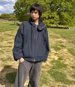 【美品】cornerstone 22aw casual jacket　48 コーナーストーン CORNERSTONE 22AW casual jacketデザインZIP