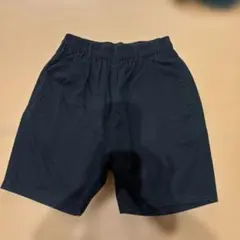 シンプル ブラック ショートパンツ ウエストゴムのサムネイル