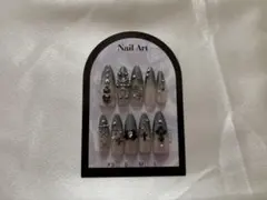 グラデーション クロム ネイルチップ Lサイズ