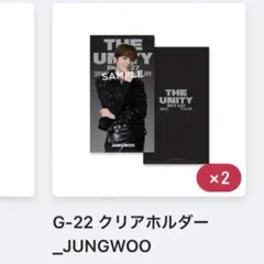 NCT127 THEUNITY ランダムトイ　クリアホルダー　ジョンウ