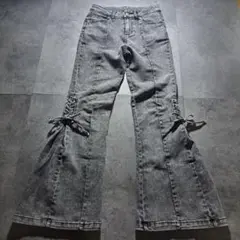 y2k archive denim flare pants gimmickのサムネイル