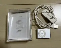 【ジャンク】ipod シャッフル 本体　充電ケーブル　ケースのサムネイル