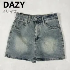【美品】　DAZY ミニスカート　ショートパンツ　デニム生地　ライトブルー