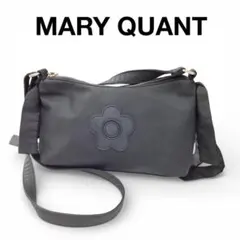【MARY QUANT】斜め掛け★ショルダーバッグ★ブラック【マリークヮント】
