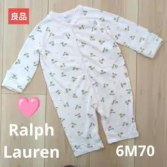 【良品販売】ラルフローレン　ポロベアロンパース 70 6M