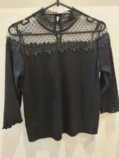 タグ付き新品未使用⭐︎ INGNI ブラック レース付き長袖トップス