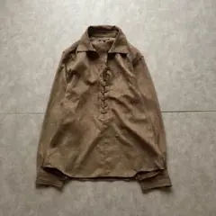 archive grunge shirt y2k brown