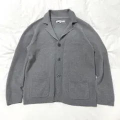 ⁠■極美品■グリーンレーベルリラクシング 鹿子ニットジャケット カーディガン Mのサムネイル