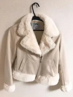 ⭐リランドチュール フェイクファーライダースジャケット コート  アウター S