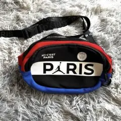 NIKEナイキJORDANジョーダン×パリサンジェルマン ウエストポーチ バッグ