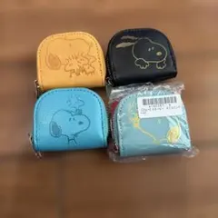 スヌーピー ミニコインケース 4個セット
