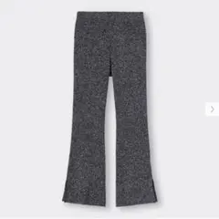 GU メランジリブニットパンツ Mサイズ