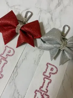 【現品限り】チア PINMEリボン☆送料込1000円