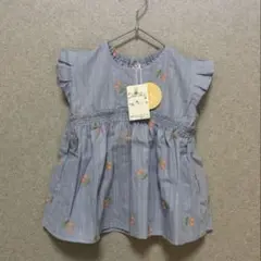 ［新品未使用］petitmain 90 トップス　ブラウス　ベビー服プティマイン