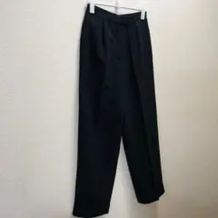 ワーシングトン【4P】スラックス ストレート 無地 黒 ポリエステル オフィス