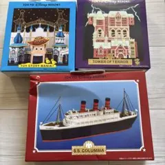 ディズニーシー 建物模型 3点セット コロンビア号 トイマニ タワテラ