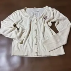 axes femme アイボリー カーディガン