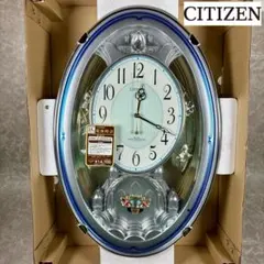 シチズン パルミューズクイーンダム 振り子 メロディ 壁掛け 電波時計