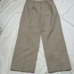 GU メンズ　パンツ　ボトム　センタープレス　ワイドパンツ　スラックス