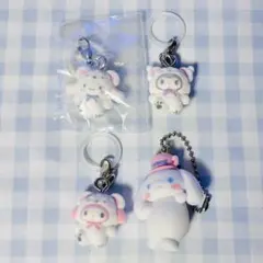 サンリオ　ガチャガチャ　ふわふわスノー　ライブキャラクターズ　まとめ 4点セット
