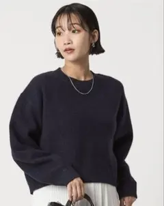 ラメ ニット green label relaxing