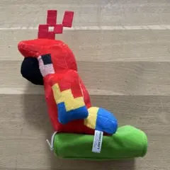 未使用　マインクラフト　オウム　ぬいぐるみ