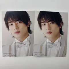 浮所飛貴 2枚 Myojo 4月号 通常版 ジュニア大賞　厚紙カード ACEes