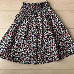 120センチ　花柄スカート