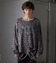 GRANCY 総柄ラインストーングラフィックロンT 即発送可能！