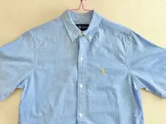 Ralph Lauren 半袖チェックシャツ サイズ9 ヴィンテージ レア80sのサムネイル