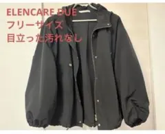 ELENCARE DUE マウンテンパーカー ブラック フリーサイズ　黒