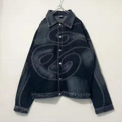 90s archive 刺繍 パッチワーク デニム Gジャン y2k opium