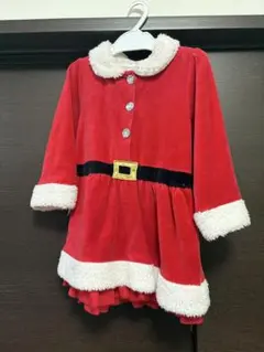 サンタクロース風ドレス 赤 100cm~