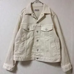 Sea Room Lynn ホワイトデニムジャケット ボリュームスリーブデニム