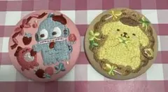 サンリオキャラクターズ 刺繍缶バッジビスケット2個セット