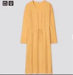 新品　未使用　タグ付きUNIQLO U イエローロング丈ワンピース