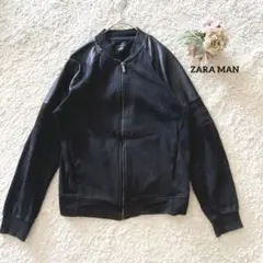 ザラ ZARA MAN ブラック ジャケットジャンパー M メンズ 羽織