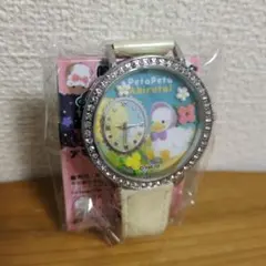 アミュキャラデコウォッチ プレミアム　アヒルデザイン 腕時計