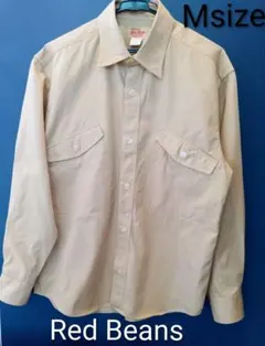 Red Beans ベージュ Mサイズ シャツ