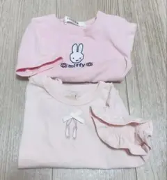 petit main プティマイン ミッフィー miffy ピンクTシャツ 90