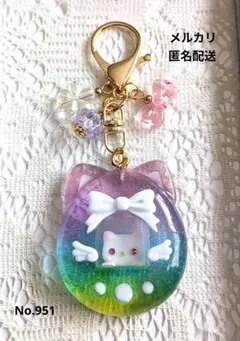 ミッチャンページ　No.61ねこちゃんとドライフラワーのチャーム ミッチャン様専用ページ No.61ねこちゃんとドライフラワーのチャーム
