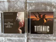 オペラ座の怪人 & タイタニック &レディ・ガガ&マライア・キャリー 4枚セット