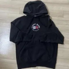 TOMMY JEANS ブラックパーカー Mサイズ