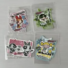 パワーパフガールズ ステッカー 全4種セット セブンイレブン