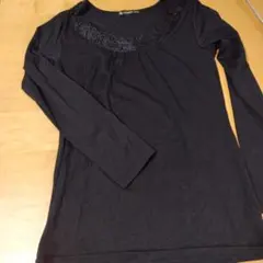 LABORATORY WORK ブラック長袖Tシャツのサムネイル