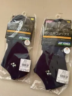 ヨネックス　YONEX テニスソックス　2足組　22-25