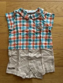 ファミリア　半袖　ロンパース　70cm 正規品