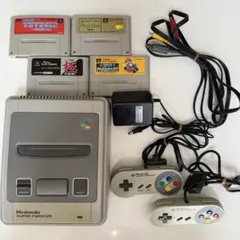 Nintendo Super Famicom 本体 周辺機器 カセット付き